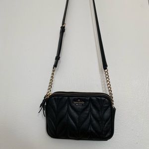 Kate spade crossbody purse - black